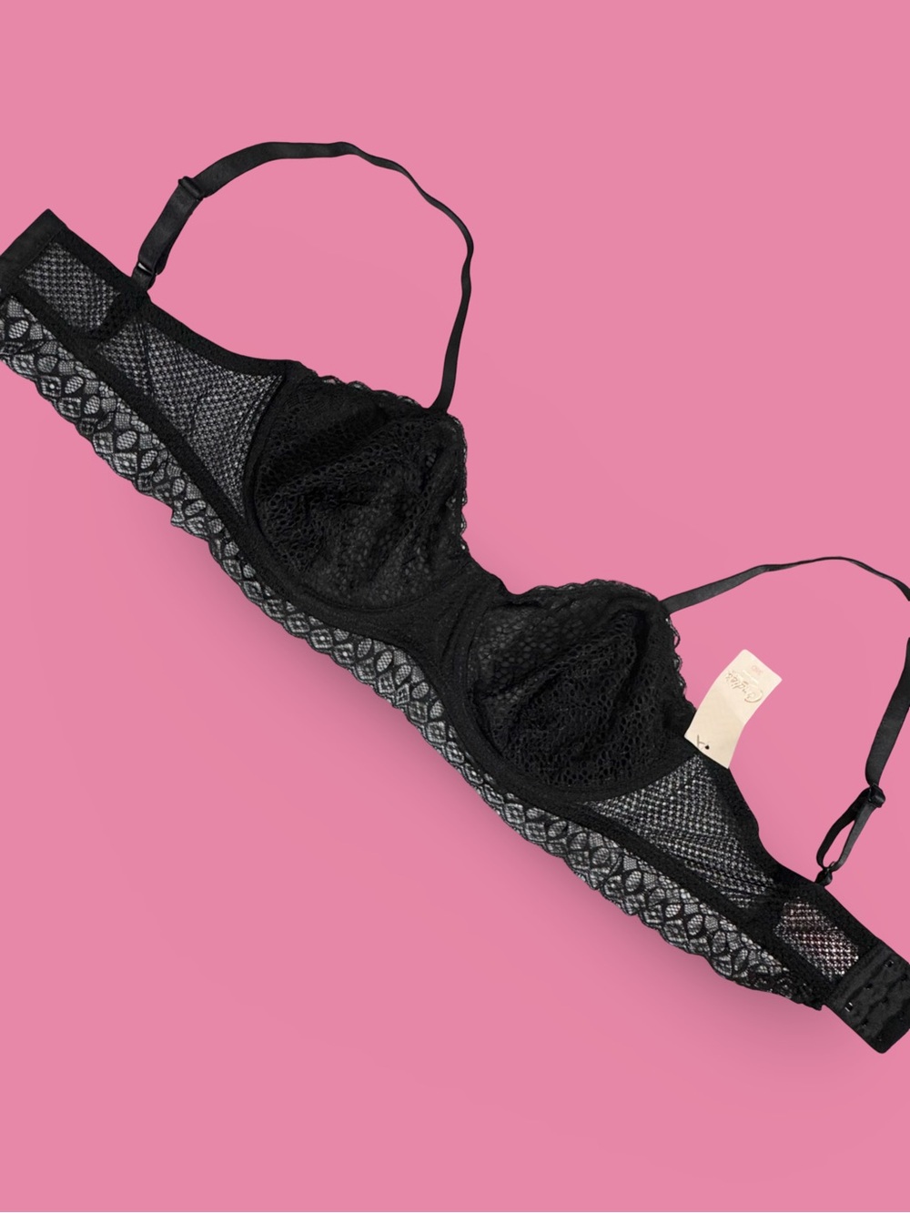 Brand New With Tags (NWT) Candie’s Intimates Unlined Lace Bra Sz 36D